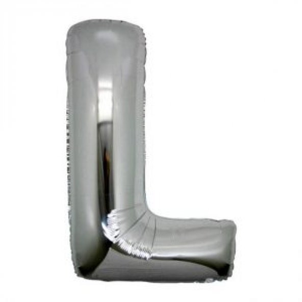 FOLYO BALON L HARF GÜMÜŞ 90CM (DÜ 50TL)