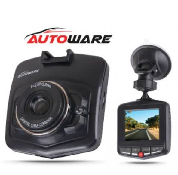 AutoWare Araç İçi DVR Video Kamera, Oto Yol Kayıt Kamerası