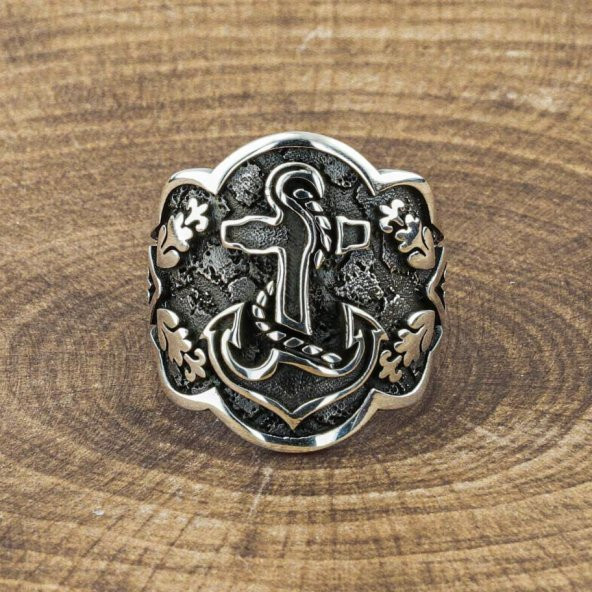 Deniz Çapa Model Okçu (Zihgir) Gümüş Yüzük - Resim 5