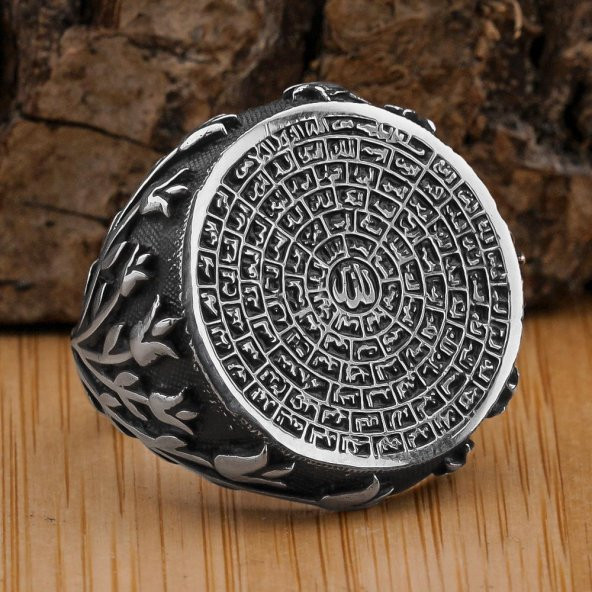 Esma-ül Hüsna Gümüş Yüzük ürün görseli