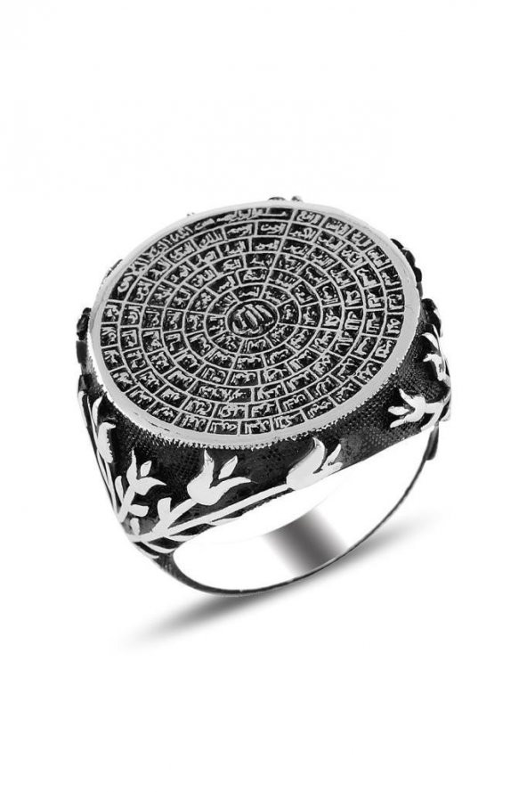 Esma-ül Hüsna Gümüş Yüzük - Resim 5