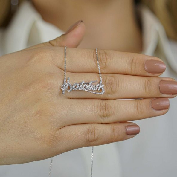 925 Ayar Gümüş Kemal Atatürk İmza Kolye ürün görseli