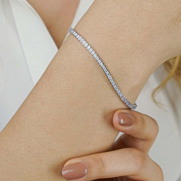 925 Ayar Gümüş Su Yolu Bileklik Model 11 ürün görseli 1