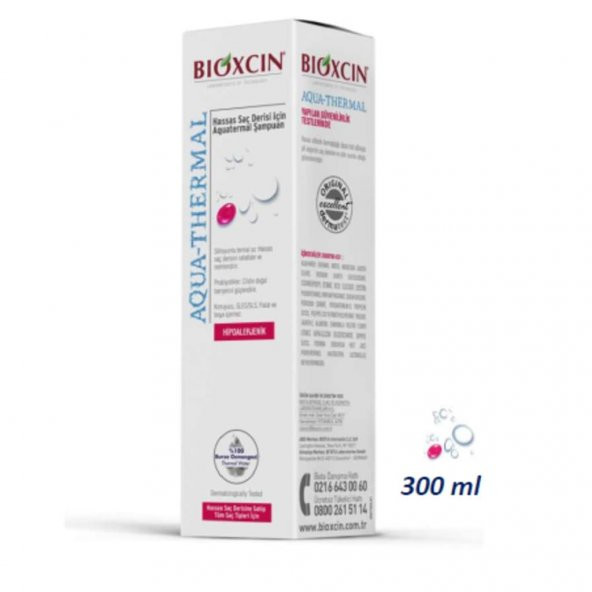 Bioxcin Aqua-Thermal Hassas Saç Derisi Şampuanı 300 ml+HEDİYE