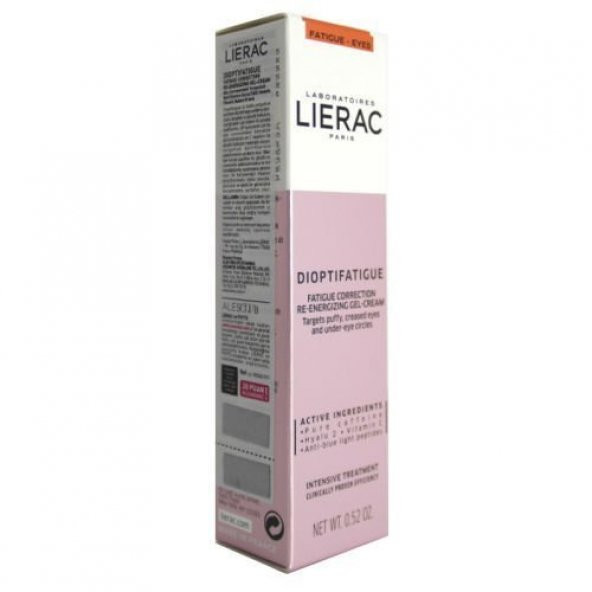 Lierac Dioptifatigue Re-Energizing Gel Cream 15ml (Yorgunluk Belirtilerine Özel)