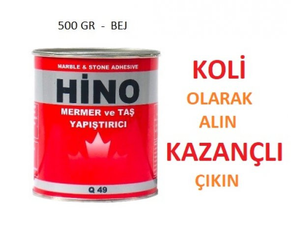 MERMER GRANİT YAPIŞTIRICI AKEMİ - BEJ RENK -500GR 12 ADET