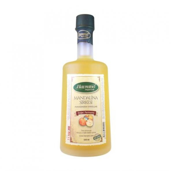Havrano Mandalina Sirkesi Doğal Fermente 500 ml