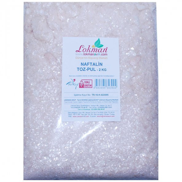 Naftalin Toz Pul 2000 Gr Paket - 4