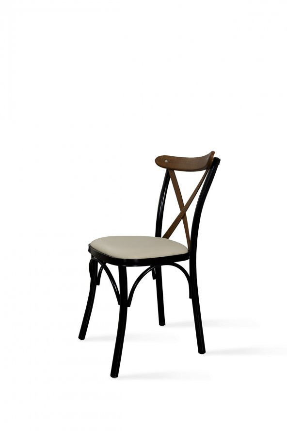 ALWAYSSTAR 665 Dekoratif Metal Ayaklı Tonet Sandalye