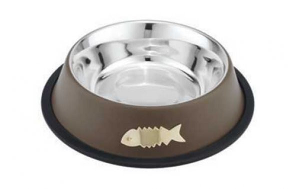 Siyah Çelik Mama-Su Kabı 32 Oz - 2