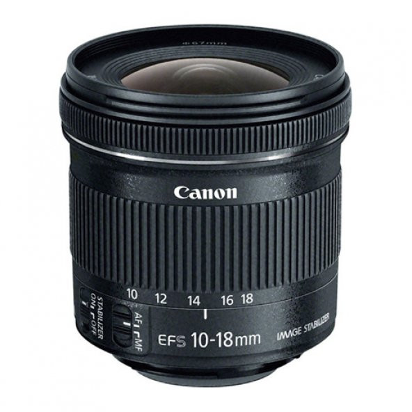 Canon EF-S 10-18mm f/4.5-5.6 IS STM Objektif