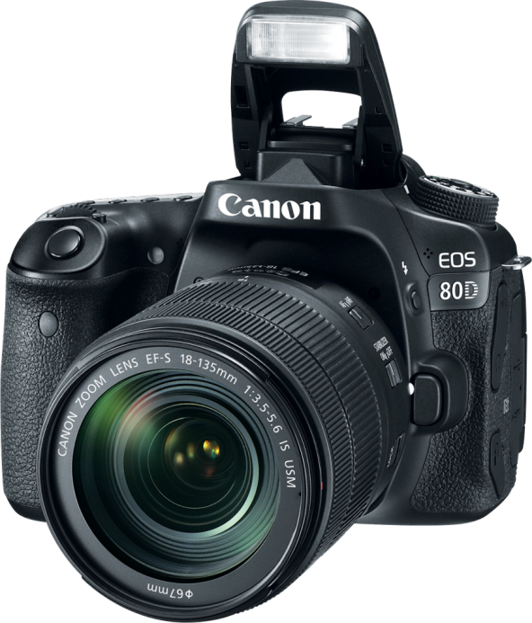 Canon EOS 80D 18-135mm Lens Dijital SLR Fotoğraf Makinası