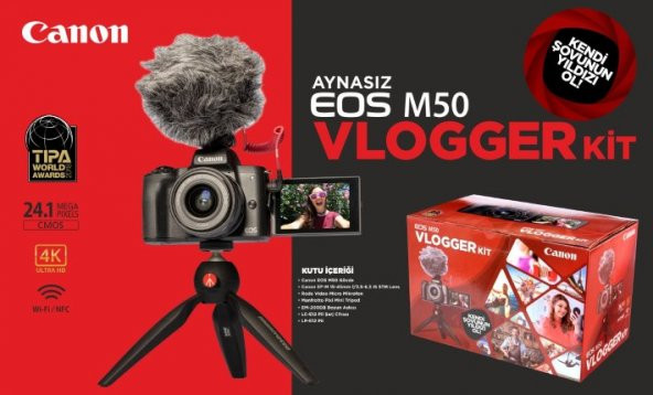 Canon EOS M50 Vlogger Kit