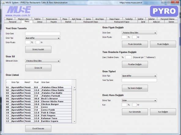 Pyro POS Elektronik Adisyon Restoran Programı Satış Yazılımı - 6