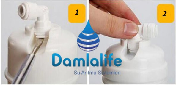 Hf Çubuklu 12 Inline Su Arıtma 3 Lü Filtre Seti - 2