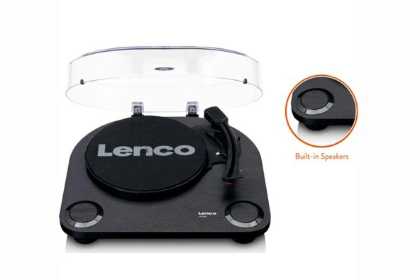 Lenco LS-40BK Siyah Pikap Plak Çalar - 3