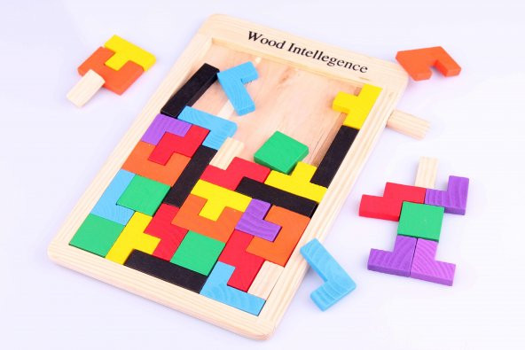 Ahşap Blok Tetris Zeka Oyunu - 4