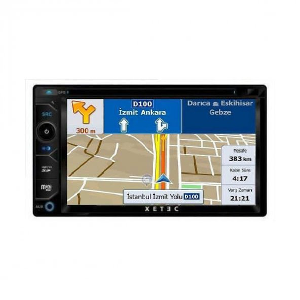 Xetec DS-6202 Navigasyon Dvd Usb Double Oto Teyp