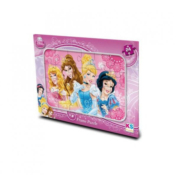 Disney Princess - Frame Puzzle (Yapboz) 24 Parça