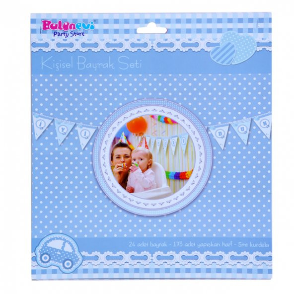 KİŞİSEL BAYRAK SETİ MAVİ