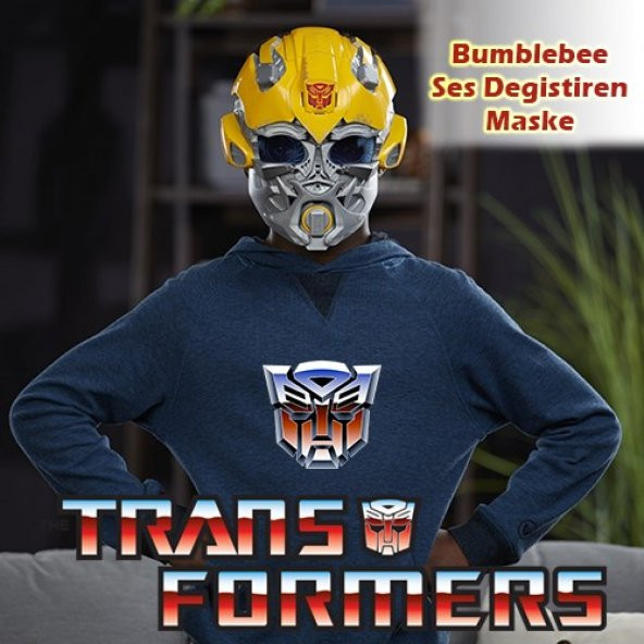 Transformers 5 Bumblebee Ses Dönüştürücü Maske Orjinal Lisanslı Çocuk Oyunları Robot Oyuncakları