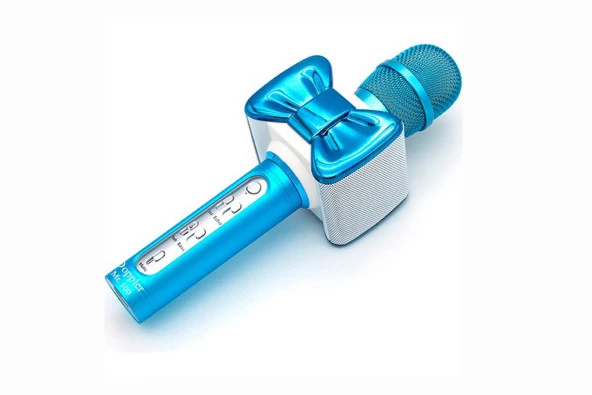 Doppler Mr.100 Bluetoothlu ve Hoparlörlü Karaoke Çocuk Mikrofonu - Mavi