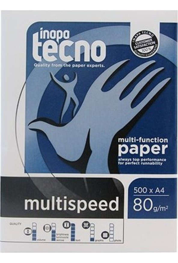Tecno Multi Speed 80 Gr. A4 Fotokopi Kağıdı (5'Li Paket