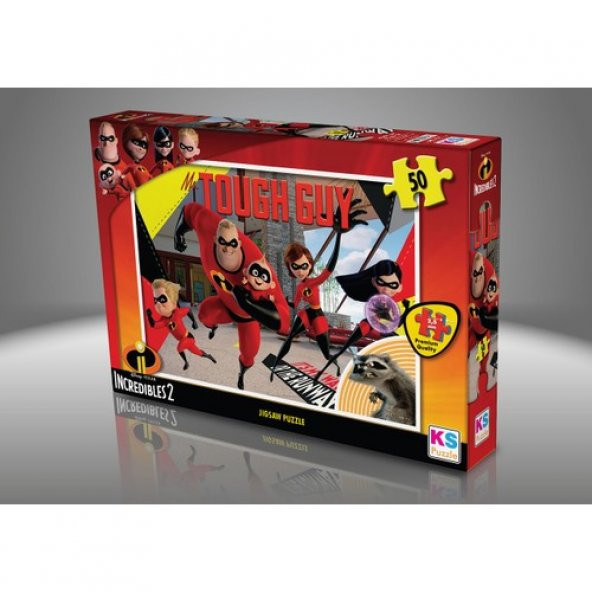 KS Games Puzzle 50 Parça İncredibles 2 Lisanslı Ürün