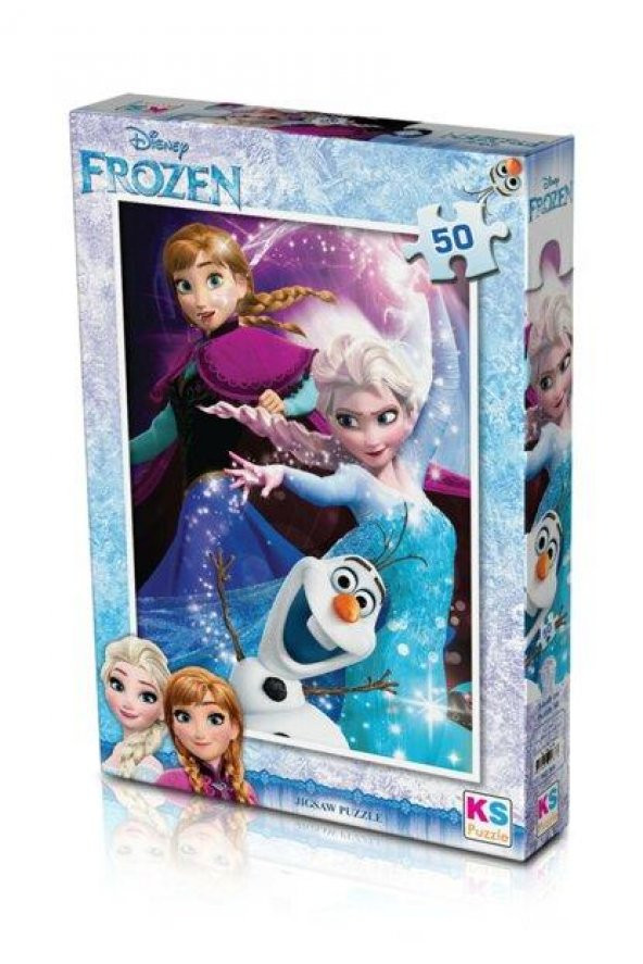 KS Games Puzzle 50 Parça Disney Frozen Puzzle Lisanslı Ürün