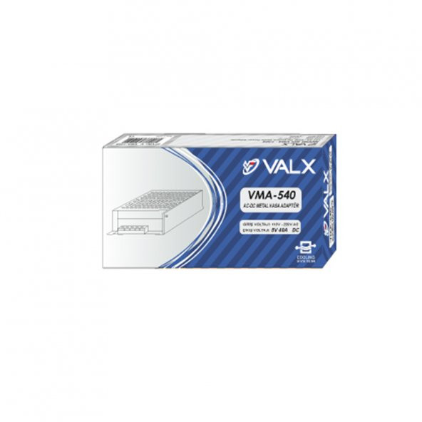 Valx VMA-540 5V 40A 200W Metal Kasa Adaptör