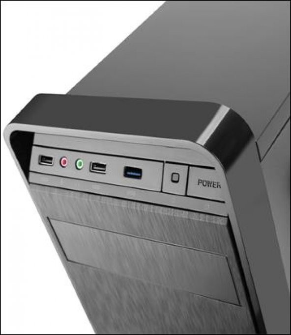 İzoly Ns2527 Black 300W Office Case Kasa Bilgisayar Kasası - 2