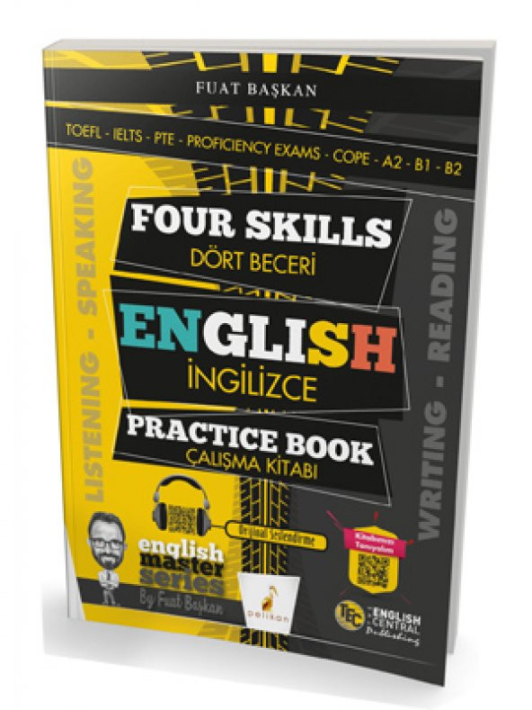 Four Skills English Practice Book - Dört Beceri İngilizce Çalışma Kitabı