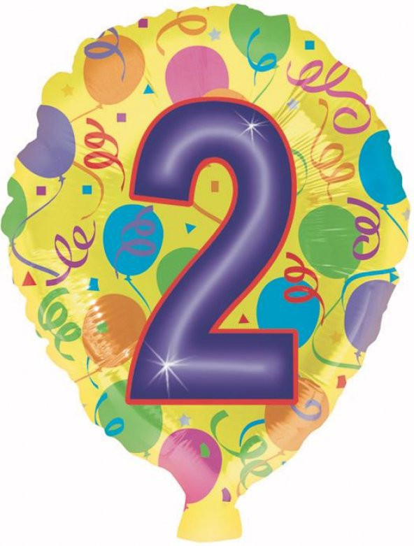 FOLYO BALON RAKAM 2 BALONLU 18