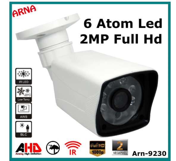 2MP 1080p AHD FULL HD Güvenlik Kamerası ( AR-9230