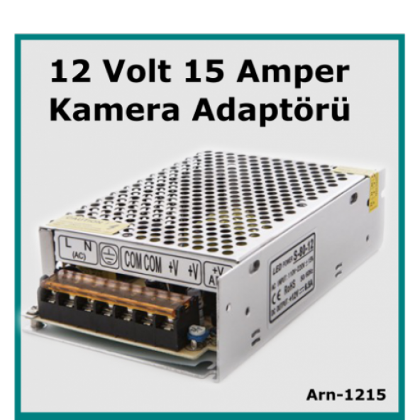 Güvenlik Kamerası Adaptörü 12 Volt 15 Amper