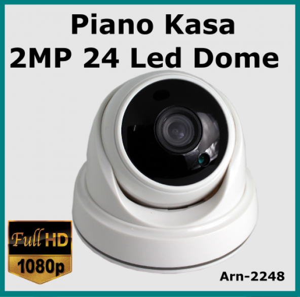 2 MP Piano Dome 24LED 3.6 MM Kamera Arna2248