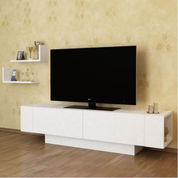 BMdekor TV Ünitesi Ekip Beyaz - 2