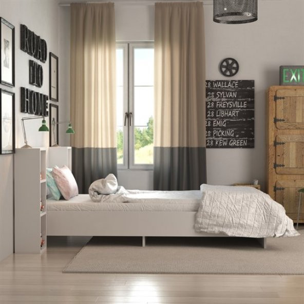 BMdekor Karyola Start Tek Kişilik Beyaz - 2