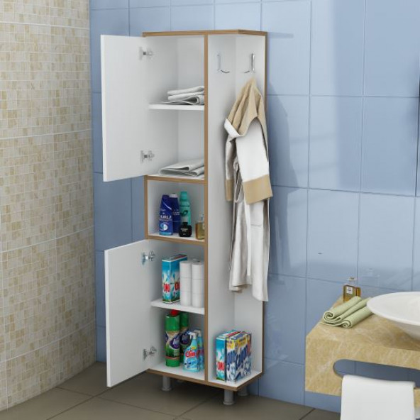 BMdekor Çok Amaçlı Dolap Banyo Mutfak Kiler Green - 2