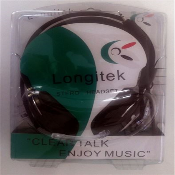 LONGİTEK LK-04-05-06 KALIN İPLİ MİKROFONLU KULAKLI - 2