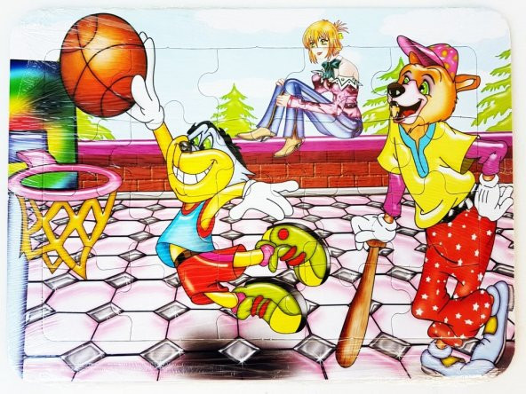 Yapboz Küçük Boy Kağıt 20 Parça No:001 - 6