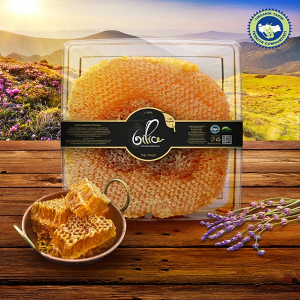 ORGANİK PETEKLİ KARAKOVAN BAL 1000 gr.