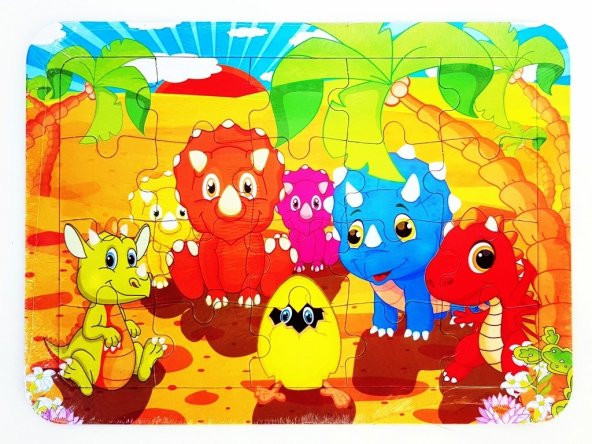 Yapboz Orta boy Karton 20 Parça Puzzle - 3