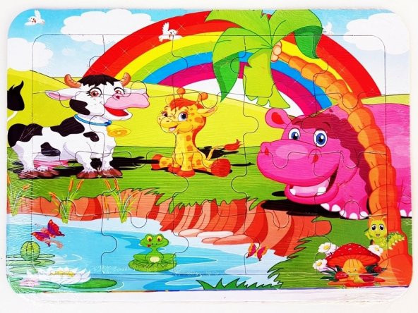 Yapboz Orta boy Karton 20 Parça Puzzle - 7