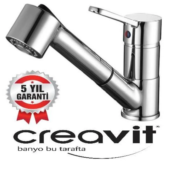 Creavit Mf8320S Spiralli Lüx Evye Mutfak Bataryası Armatürü (BERBER BATARYASI) - 6