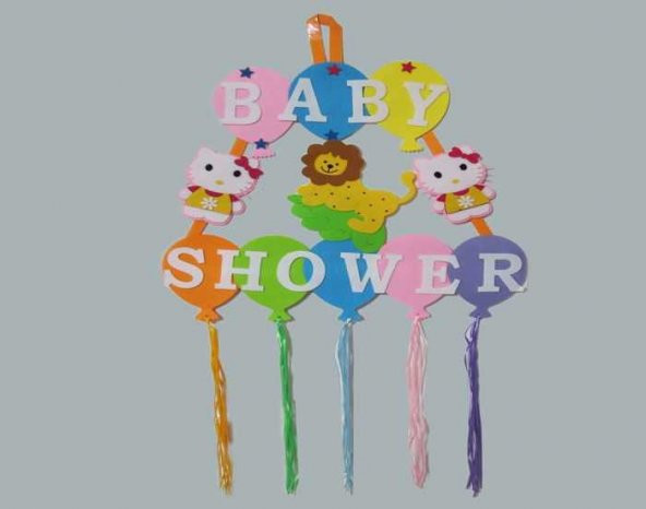Kapı Süsü Baby Shower Keçeden 1 Adet - 5