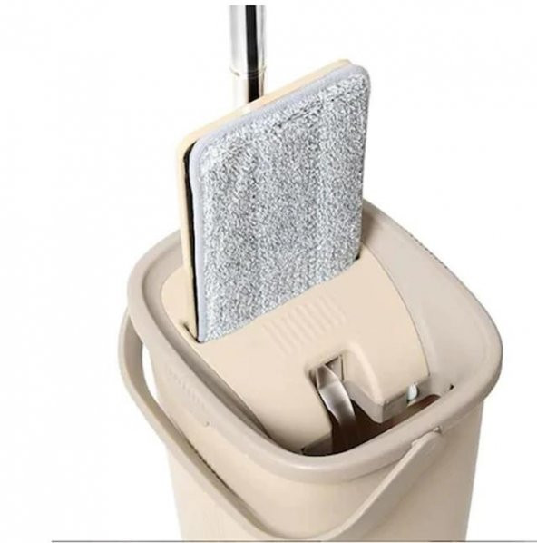 Spin Tablet Mop Temizlik Seti Yer ve Duvar Silici Magic Tablet Mo - 3