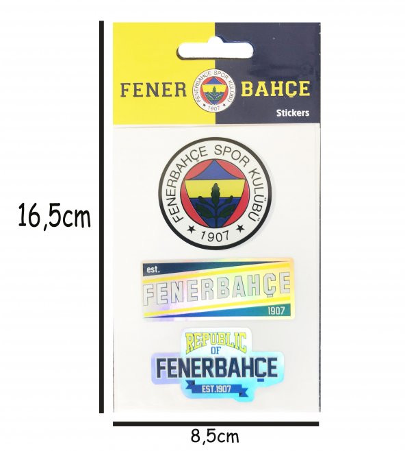 Lisanslı Fenerbahçe Sticker Set PS4 - Oto - Cep Telefon - Laptop - 2