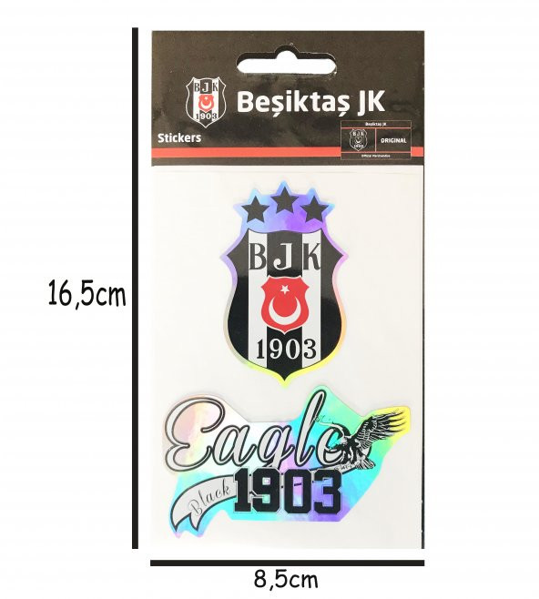 Lisanslı Beşiktaş Sticker Set PS4 - Oto - Cep Telefon - Laptop 2 - 3