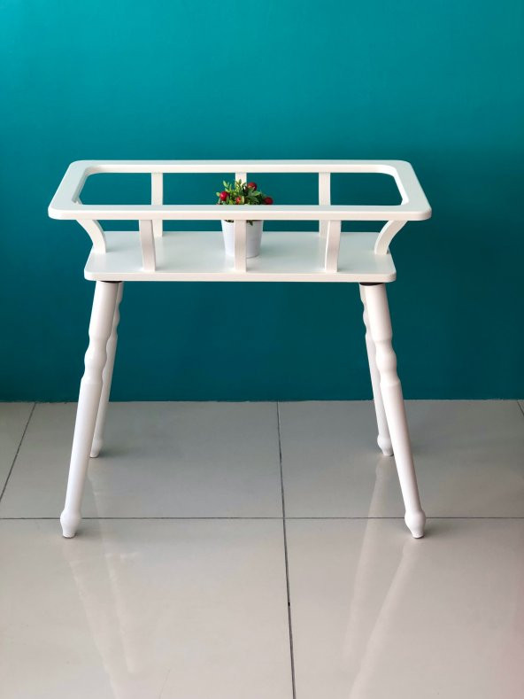 DEKORATİF AHŞAP ÇİÇEKLİK - 2